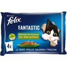 Felix Fantastic Selección de Verduras sobres en gelatina - Multipack 4, , large image number null